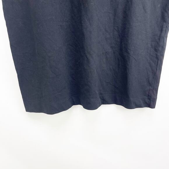Everlane The Weekend Tee Dress Small Black Short Sleeve Cotton NWT - Picture 5 of 8